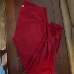 lululemon athletica Red Leggings